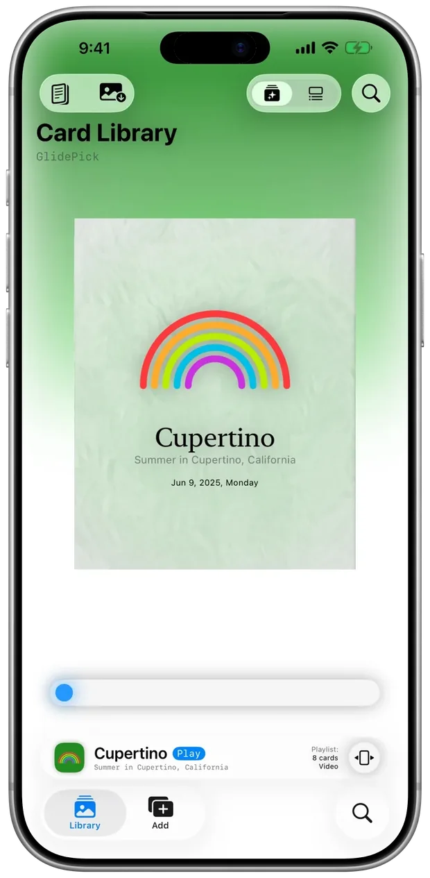 The MemoryCard library on iPhone